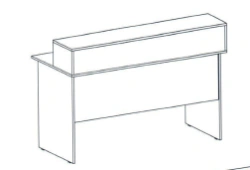 Стойка ресепшен (Торговая марка Альянс-С)