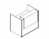 Стойка-ресепшн прямая. (Школьная мебель марка "Интерьер" серия "TDI School")